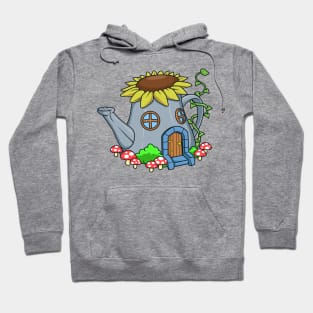 Fairy house in the watering can - Fairyhouse Hoodie